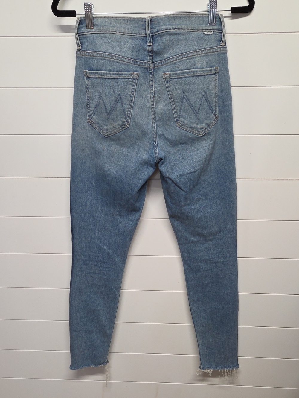 Mother Jeans Stunner Zip Ankle Step Fray Size 27 - Picture 4 of 5
